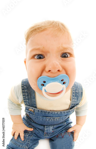 Infants suckling penis