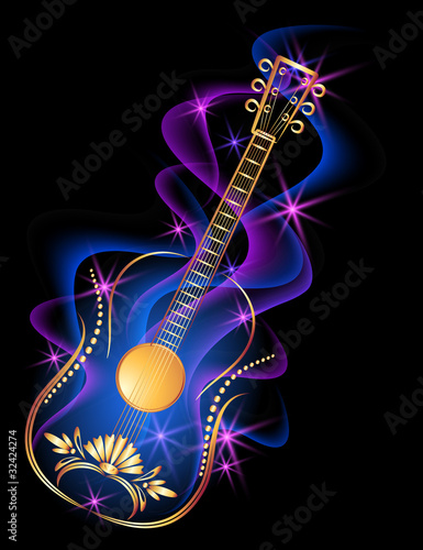 "Guitar in smoke" Stok Gorseller ve Telifsiz vektor dosyalar? Fotolia.com 'da - Resim 32424274