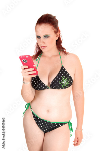 Bikini girl in pretty