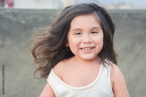 Little latino girl