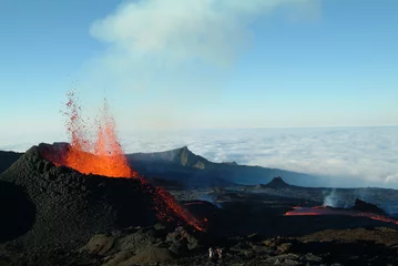 Afwasbaar Fotobehang Vulkaan vulkaan 5