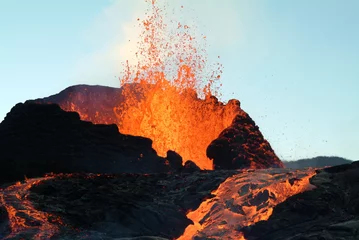 Selbstklebende Fototapete Vulkan Vulkan 4