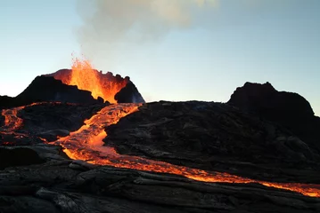 Selbstklebende Fototapete Vulkan Vulkan 13