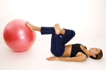 Fototapeta premium one-legged bridge pose 1