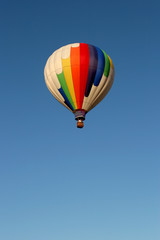 hot air balloon in flight