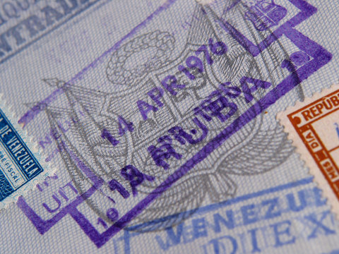 passport-stamp of aruba