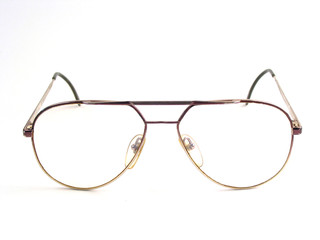 close-up of glasses (front)