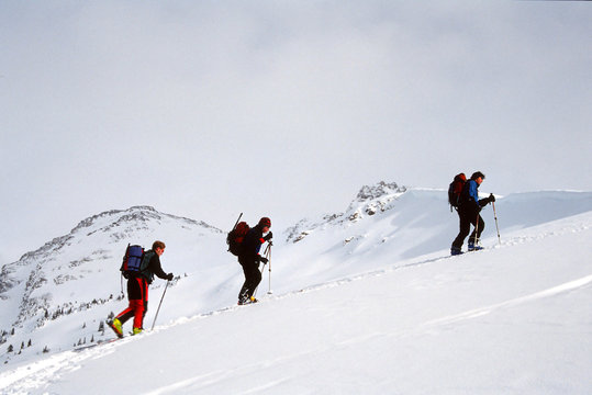 backcounty skiers