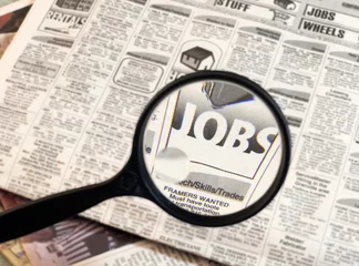 Cercles muraux Journaux recherche d& 39 emploi