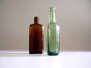 two old bottles