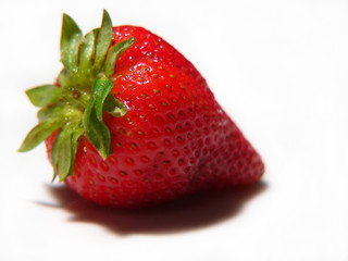 isolated strawberry