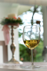 wedding wine glass