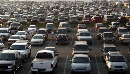 sea of cars