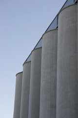 wheat silos