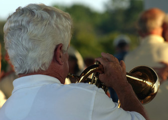 trumpet player