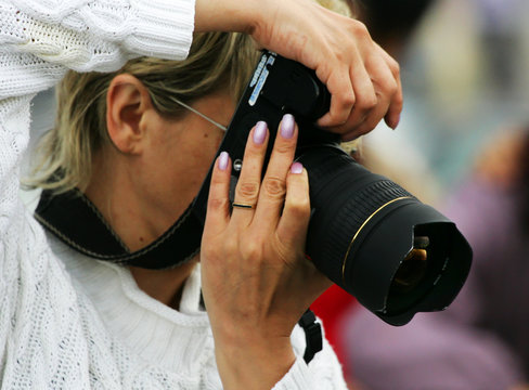 woman the photographer