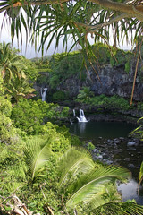 the seven sacred pools, maui island, hawaii