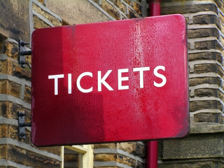 ticket sign