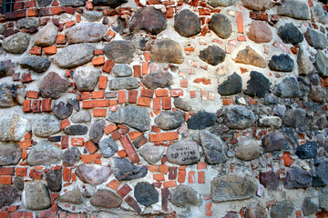 brick-stone wall