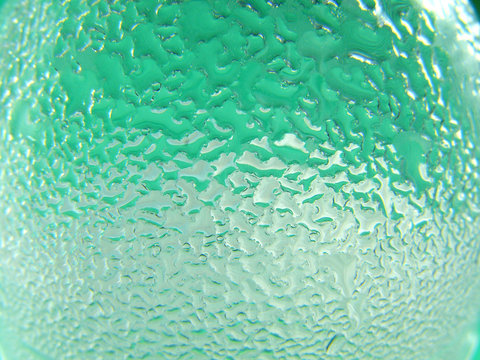 green water and glass