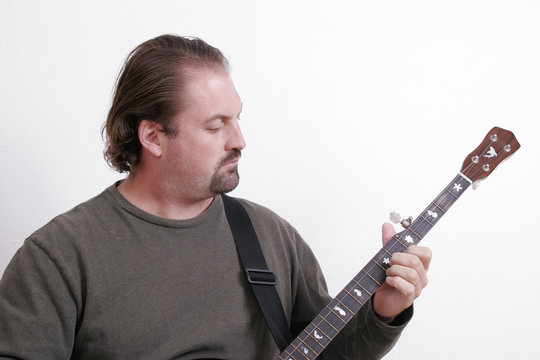 Man Playing Banjo