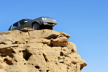 on the edge