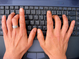schreiben am computer