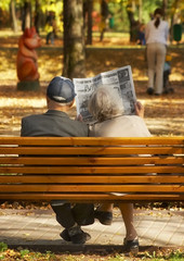 relaxation of the aged couple