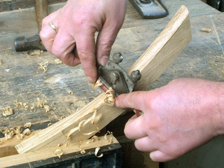 craftsman using handtools