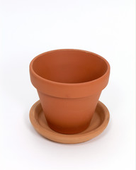 empty clay pot