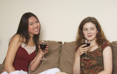 jokes over a glass of wine