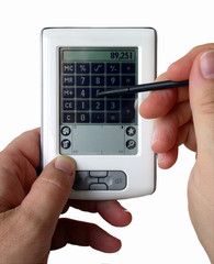 making calculations on a pda