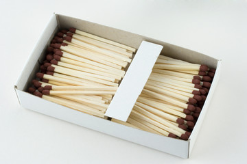 open box of matches