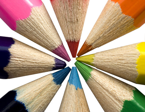 pencil colour wheel