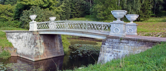 stone bridge across small river