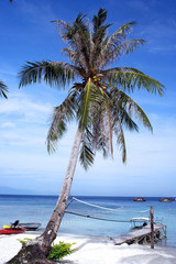 Fototapeta na wymiar Redang lang plaża centralna