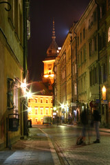 Fototapeta na wymiar Warszawa nocą