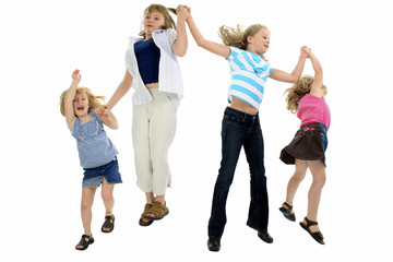 Obraz premium happy girls