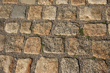 cobbled street