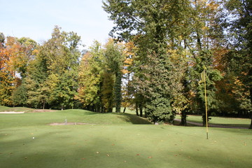 green, décors de golf