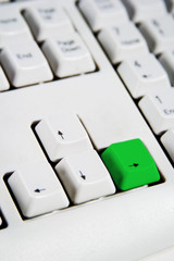 arrow keys right green