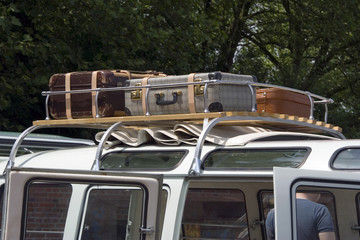 baggage on the roof of a vincent van
