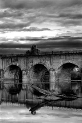 Papier Peint photo autocollant Canal pont canal