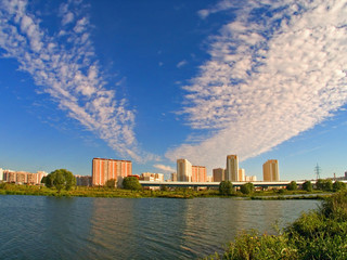 Fototapeta premium the moscow surburb