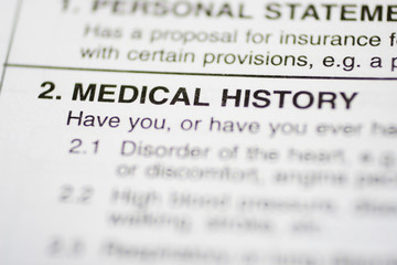 Fototapeta premium paperwork #1 - medical history