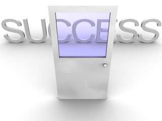 door to success