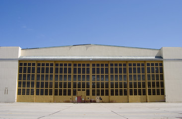 giant airplane hangar