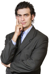 businessman thinking