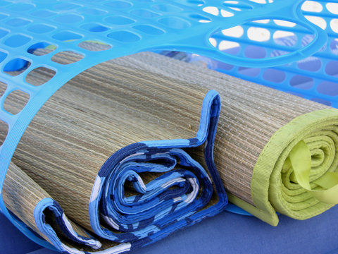 Bamboo beach mat store