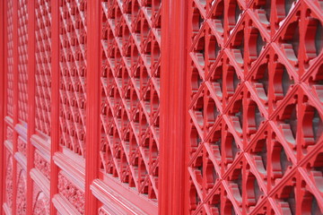 red temple doors